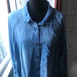 Sonoma Denim Long Sleeve Button Down XL shirt NEW with tags
